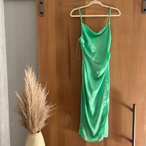 Green Slip Dress Size Small